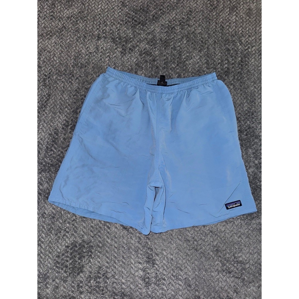 Patagonia Men's Baggies Shorts Blue Mesh Lined Relaxed Fit Drawstring Sz M
